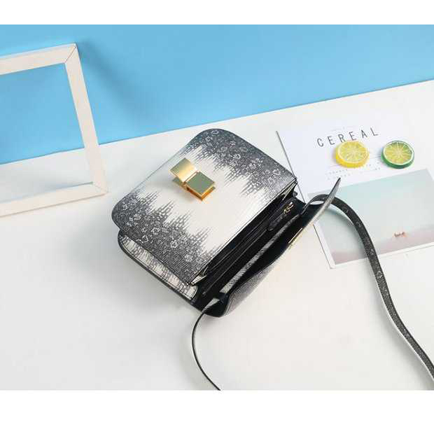 Lizard Pattern Real Leather Crossbody Bag LH2920L_7 Colors