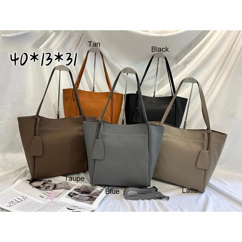Practical Genuine Leather Tote Womens Shoulder Bag LH3345_5 Colors