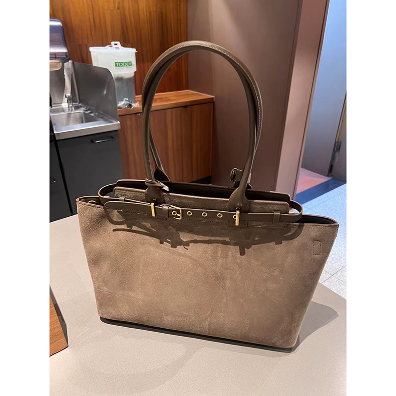 Suede Leather Shoulder Bag for Women LH3601_2 Colors