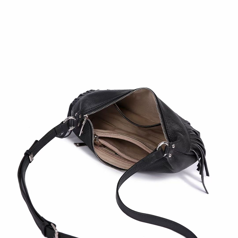 Tassels Women Leather Handbags Soft Tote Bag LH3647_5 Colors